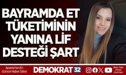 BAYRAMDA ET TÜKETİMİNİN YANINA LİF DESTEĞİ ŞART