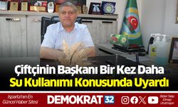 Çiftçinin Başkanı Bir Kez Daha Su Kullanımı Konusunda Uyardı