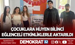 Çocuklara Hijyen Bilinci Eğlenceli Etkinliklerle Aktarıldı