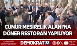ÇÜNÜR MESİRELİK ALANI’NA DÖNER RESTORAN YAPILIYOR