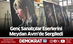 Genç Sanatçılar Eserlerini Meydan Avm’de Sergiledi