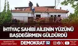 İHTİYAÇ SAHİBİ AİLENİN YÜZÜNÜ BAŞKAN BAŞDEĞİRMEN GÜLDÜRDÜ