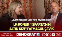 İLK KONUK “ISPARTA’NIN ALTIN KIZI” FATMAGÜL ÇEVİK
