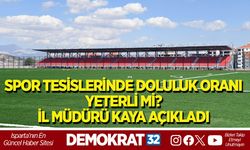 ISPARTA’DA SPOR TESİSLERİNDE DOLULUK ORANI YETERLİ Mİ? İL MÜDÜRÜ KAYA AÇIKLADI