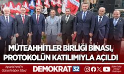 Müteahhitler Birliği Binası, Protokolün Katılımıyla Açıldı