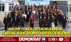 NAZMİ TOKER ORTAOKULUNDA TÜBİTAK 4006 BİLİM FUARI DÜZENLENDİ