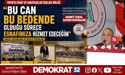 “Bu Can Bu Bedende Olduğu Sürece Esnafımıza Hizmet Edeceğim”