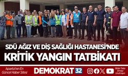 SDÜ Ağız ve Diş Sağlığı Hastanesi’nde Kritik Yangın Tatbikatı