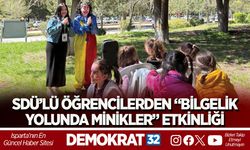 SDÜ’LÜ ÖĞRENCİLERDEN “BİLGELİK YOLUNDA MİNİKLER” ETKİNLİĞİ