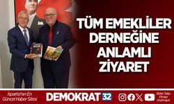 TÜM EMEKLİLER DERNEĞİNE ANLAMLI ZİYARET
