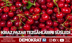 KİRAZ PAZAR TEZGÂHLARINI SÜSLEDİ