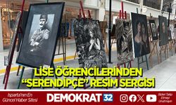 LİSE ÖĞRENCİLERİNDEN “SERENDİPÇE” RESİM SERGİSİ