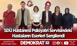 SDÜ Hastanesi Psikiyatri Servisindeki Hastaların Eserleri Sergilendi