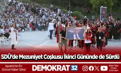 SDÜ’de Mezuniyet Coşkusu İkinci Gününde de Sürdü