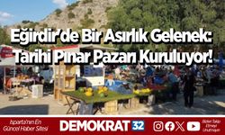 Eğirdir'de Bir Asırlık Gelenek: Tarihi Pınar Pazarı Kuruluyor!