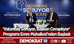 ‘Vatandaş Soruyor, Başkan Cevaplıyor’ programı Emre Mahallesi’nden başladı