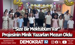 “Size Bir Mektubum Var” Projesinin Minik Yazarları Mezun Oldu
