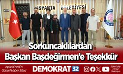 Sorkuncaklılardan Başkan Başdeğirmen’e Teşekkür