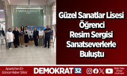 Güzel Sanatlar Lisesi Öğrenci Resim Sergisi Sanatseverlerle Buluştu
