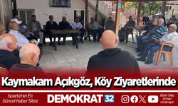 Kaymakam Açıkgöz, Köy Ziyaretlerinde