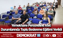 Yemekhane Personeline Afet Durumlarında Toplu Beslenme Eğitimi Verildi