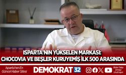 ISPARTA'NIN YÜKSELEN MARKASI: CHOCOVIA VE BEŞLER KURUYEMİŞ İLK 500 ARASINDA
