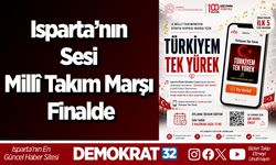Isparta’nın Sesi Millî Takım Marşı Finalinde
