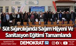 Süt Sığırcılığında Sağım Hijyeni Ve Sanitasyon Eğitimi Tamamlandı
