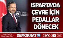 ISPARTA’DA ÇEVRE İÇİN PEDALLAR DÖNECEK