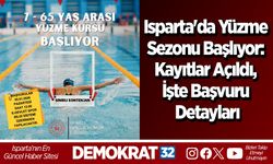 Isparta'da Yüzme Sezonu Başlıyor: Kayıtlar Açıldı, İşte Başvuru Detayları