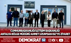 CUMHURBAŞKANLIĞI İLETİŞİM BAŞKANLIĞI ANTALYA BÖLGE MÜDÜRÜ AHMET UZUN’DAN IGC’YE ZİYARET