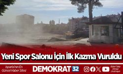 Yeni Spor Salonu İçin İlk Kazma Vuruldu