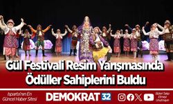 Gül Festivali Resim Yarışmasında Ödüller Sahiplerini Buldu