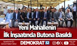 Yeni Mahallenin İlk İnşaatında Butona Basıldı