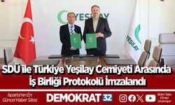 SDÜ ile Türkiye Yeşilay Cemiyeti Arasında İş Birliği Protokolü İmzalandı
