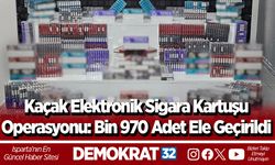 Kaçak Elektronik Sigara Kartuşu Operasyonu: Bin 970 Adet Ele Geçirildi