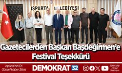 Gazetecilerden Başkan Başdeğirmen’e Festival Teşekkürü