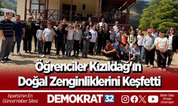 Öğrenciler Kızıldağ'ın Doğal Zenginliklerini Keşfetti