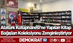 Atatürk Kütüphanesi’ne Yapılan Kitap Bağışları Koleksiyonu Zenginleştiriyor
