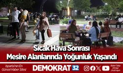 Sıcak Hava Sonrası Mesire Alanlarında Yoğunluk Yaşandı