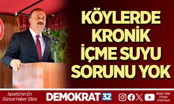 KÖYLERDE KRONİK İÇME SUYU SORUNU YOK