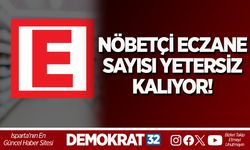 NÖBETÇİ ECZANE SAYISI YETERSİZ KALIYOR!