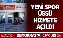 YENİ SPOR ÜSSÜ HİZMETE AÇILDI