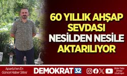 60 YILLIK AHŞAP SEVDASI NESİLDEN NESİLE AKTARILIYOR