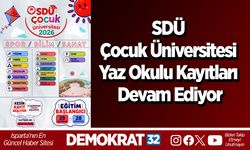 SDÜ Çocuk Üniversitesi Yaz Okulu Kayıtları Devam Ediyor