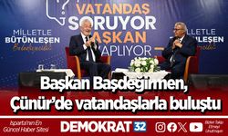 Başkan Başdeğirmen, Çünür’de vatandaşlarla buluştu