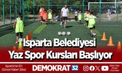 Isparta Belediyesi Yaz Spor Kursları başlıyor