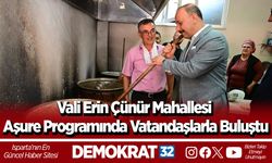 Vali Erin Çünür Mahallesi Aşure Programında Vatandaşlarla Buluştu