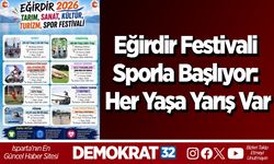 Eğirdir Festivali Sporla Başlıyor: Her Yaşa Yarış Var