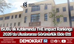 ISUBÜ İlk Katılımında THE Impact Rankings 2026'da Uluslararası Görünürlük Elde Etti